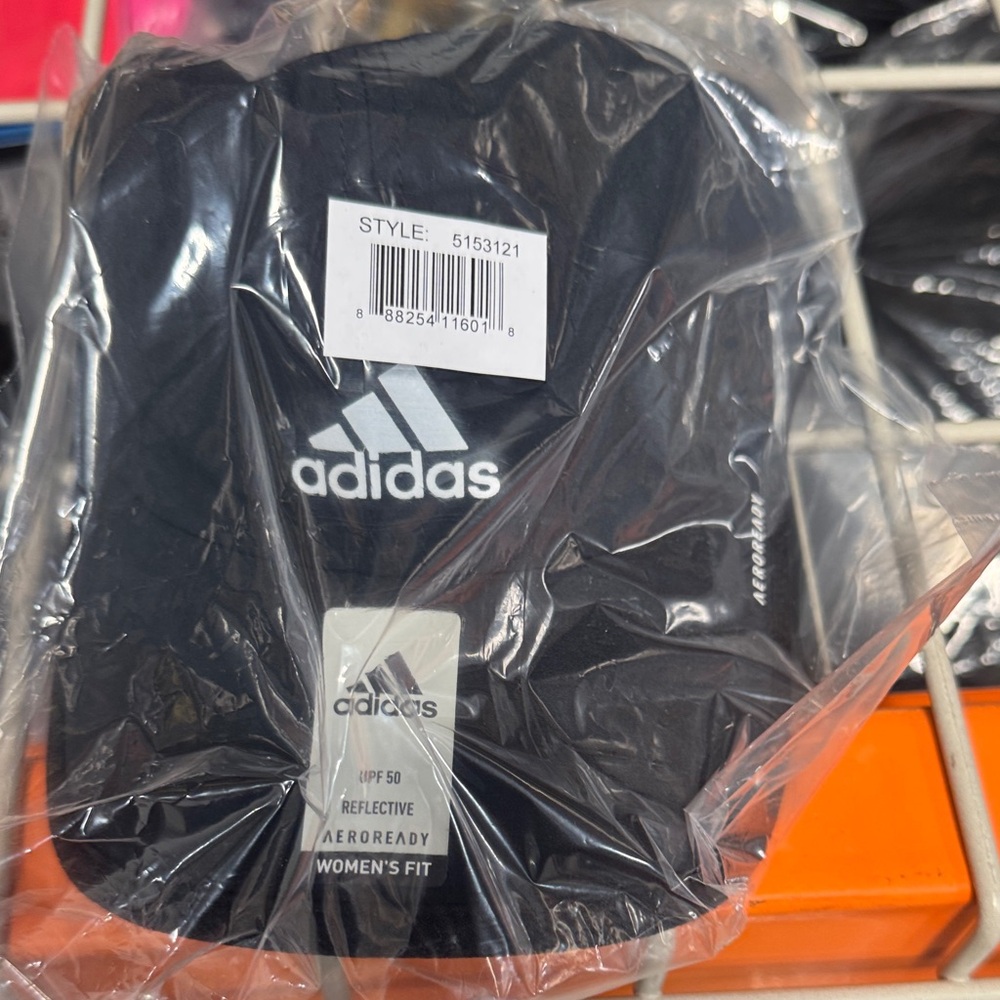 Adidas Black Women's Cap with Reflective Details